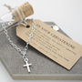 Holy Communion Silver Cross Bracelet, thumbnail 1 of 6