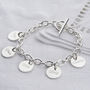 Personalised Sterling Silver Loved Ones Charm Bracelet, thumbnail 2 of 11
