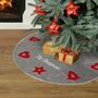 Personalised Nordic Grey Tree Skirt, thumbnail 1 of 4