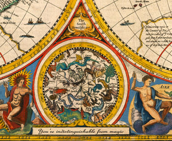 Personalised Rare 1651 Vintage Colour World Map, 5 of 5