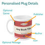 Personalised Book Cover Mug Gift For Her Or Him, thumbnail 2 of 12