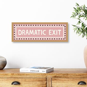 Framed Dramatic Exit Print, 4 of 5