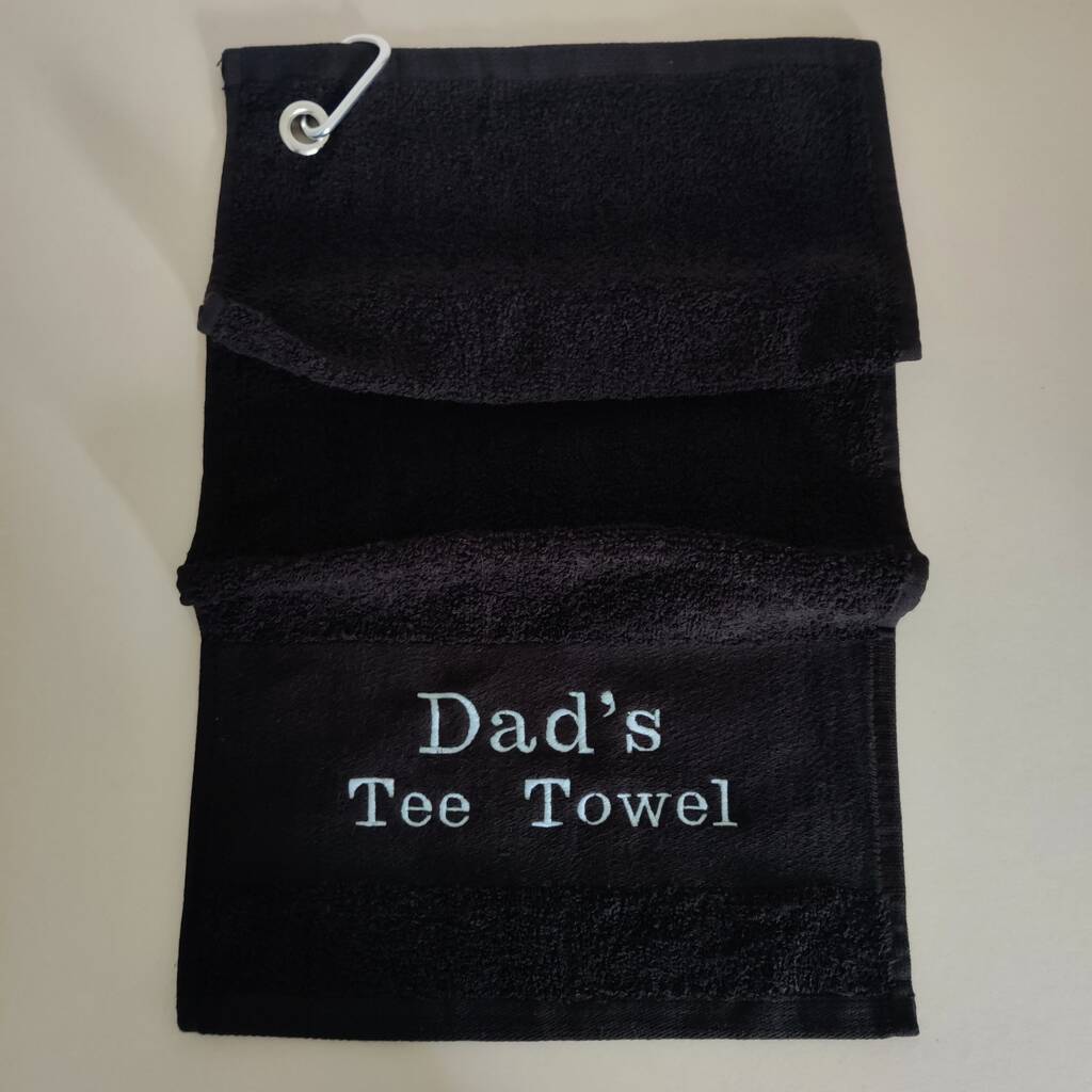 Personalised Premium Golf Towel Gift, 1 of 9