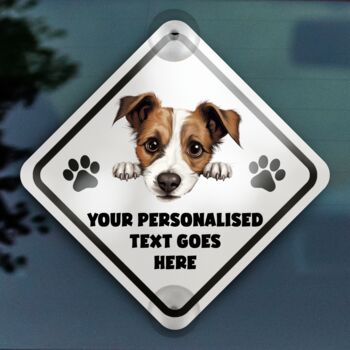 Personalised Dog On Board Car Sign, 7 of 12