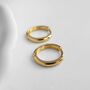 Classic Gold Sleeper Vermeil Hoop Earrings, thumbnail 1 of 6