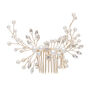 Pearl And Crystal Hair Comb, thumbnail 1 of 4