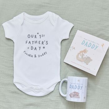 Personalised Father's Day Bodysuit And Mug Gift Set, 3 of 3