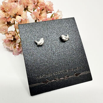 Silver Wren Earrings, 2 of 10