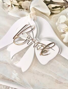 Bride Bow Hanger Tag, 3 of 3