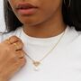 Gold Plated Or Silver Lariat T Bar Necklace With Pearl, thumbnail 1 of 4