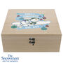 Personalised The Snowman Wooden Christmas Eve Box, thumbnail 2 of 3