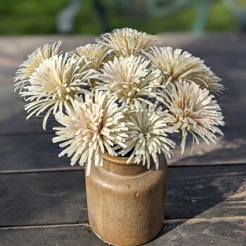 Natural Hand Whittled Gypsy Flowers Handmade In Devon, 3 of 4