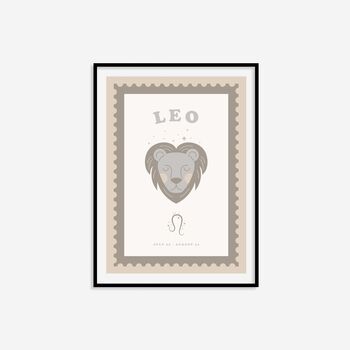 Children's Leo Zodiac Print, 5 of 8