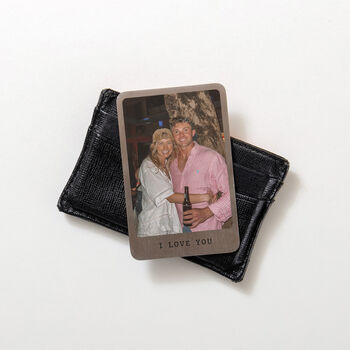 Personalised Metal Photo Wallet Card, 5 of 10