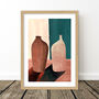 Bold Minimalist Contrast Vase Print, thumbnail 5 of 8