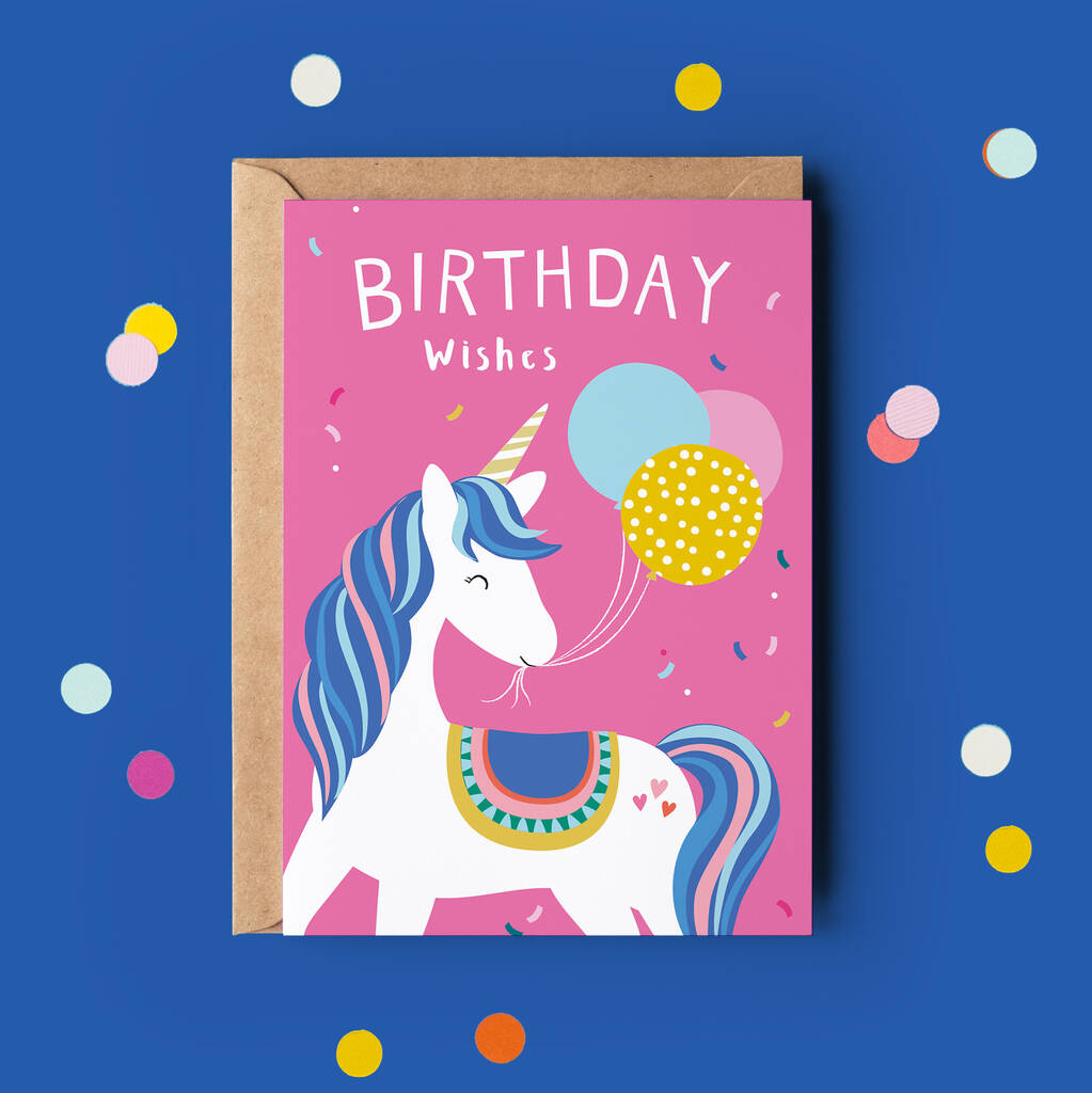 Girly Birthday Animals Multipack X6 Birthday Cards By Klara Hawkins