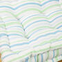 Tenby Stripe Cotton Alfresco Mattress Box Cushions, thumbnail 4 of 5