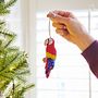 Beaded Parrot Christmas Decoration, thumbnail 3 of 7