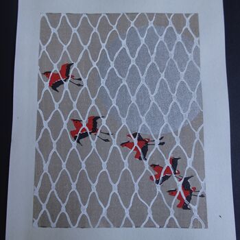 Red Bird Art Print, 7 of 8