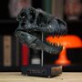 T Rex Dinosaur Skull Hand Painted 3D Model Statue Gifts For Him, thumbnail 1 of 3