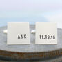 Handmade Sterling Silver Personalised Cufflinks, thumbnail 10 of 12