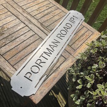 Portman Road Metal Football Street Sign – Designed And Made In Britain, 8 of 10