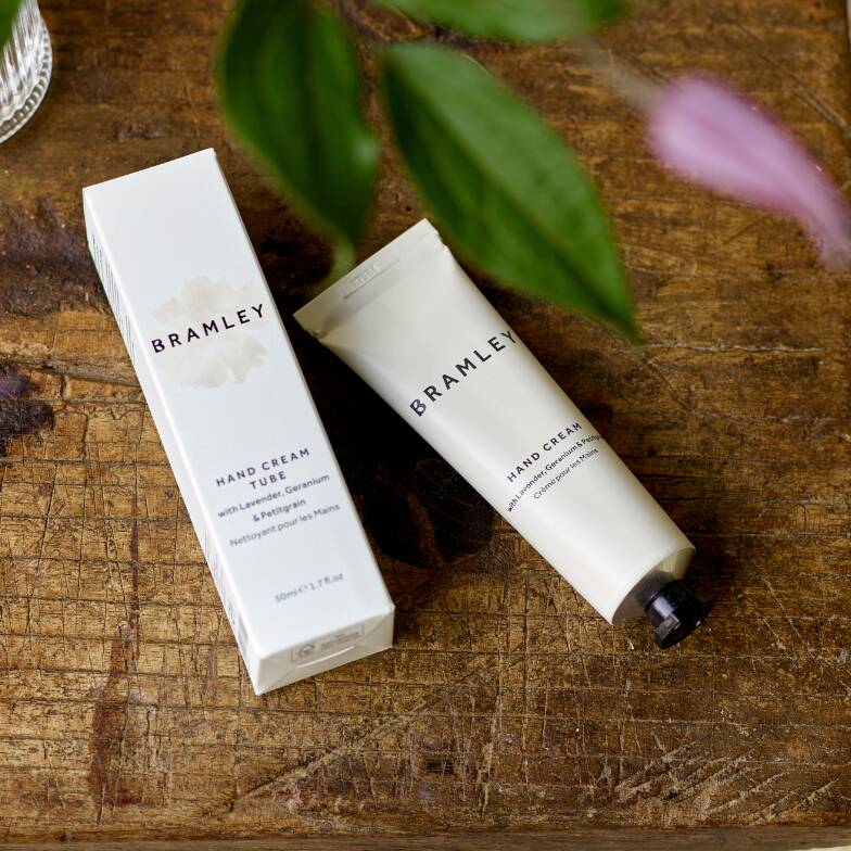 Lavender And Geranium Hand Cream Tube, 1 of 2