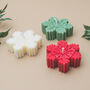 Festive Snowflake Candle Christmas Gift, thumbnail 9 of 10