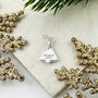 Personalised Christmas Tree Solid Silver Charm, thumbnail 2 of 10