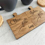 Oak Veneer Personalised Jigsaw Coasters Twig Design, thumbnail 6 of 6