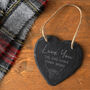 Highland Cow 'Love You 'Til The Cows…' Hanging Heart, thumbnail 1 of 2