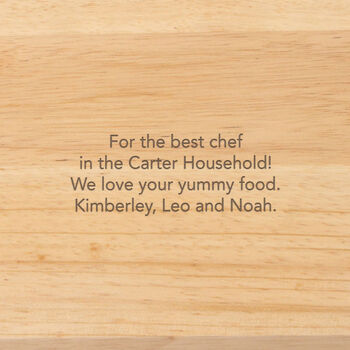 Personalised Engraved Handle Board Birthday Gift For Men Him, 6 of 6