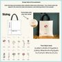 Personalised Birthday Birth Flower Short Handled Tote Bag, thumbnail 3 of 5