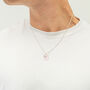 Custom Street Map Dog Tag Silver Necklace, thumbnail 4 of 7