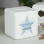Personalised Baby Boys First Money Box, thumbnail 2 of 6