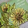 Sunflower Birthday Coaster, thumbnail 3 of 4