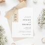 Luxury Ribbon Wedding Invitation With Envelope The Sophie Collection, thumbnail 2 of 7