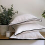 Laurie Linen Embroidered Cushion, thumbnail 1 of 8