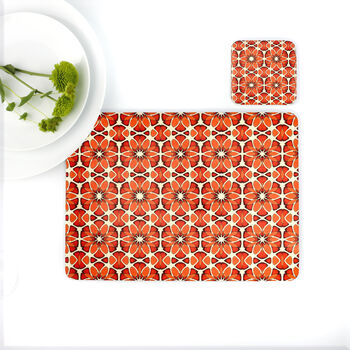 Moroccan Flower Placemat Set, 7 of 12