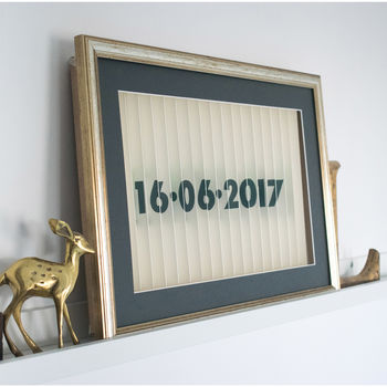 Personalised 3D New Baby Framed Artwork, 2 of 11