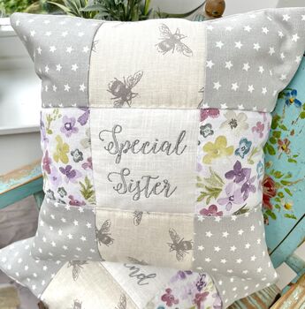 Special Friend Cushion Bees And Flowers, 7 of 7