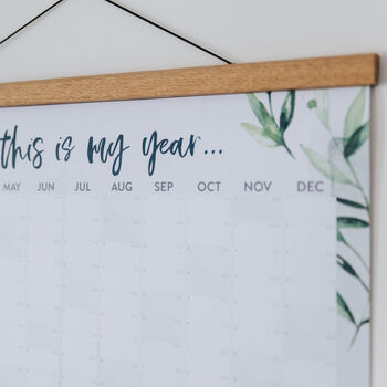 2026 Botanical Wall Planner 'This Is My Year', 7 of 10