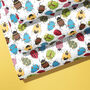 Bugs Wrapping Paper, Insect Beetle Gift Wrap, thumbnail 1 of 5