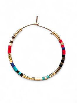 Hooples Shanty Beaded Hoop With Gift Pouch, 4 of 4