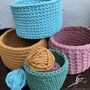 Crochet Basket Kit, thumbnail 2 of 8