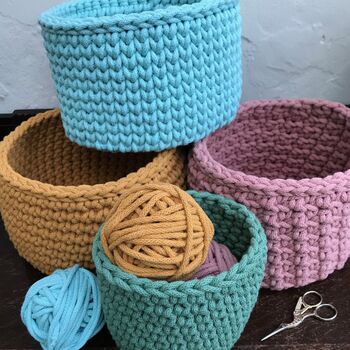 Crochet Basket Kit, 2 of 8