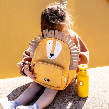 Personalised Trixie Lion Backpack For Nursery, School, Holiday, 3 of 12