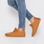 Snugtoes Light Weight Pixie Boot Slippers For Women Brown Mustard, thumbnail 1 of 5