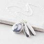Personalised Photo Charm Necklace With Name Bar, thumbnail 1 of 2