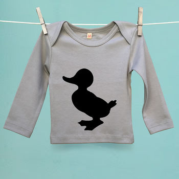 Mummy And Me Twinning Duck / Duckling Tshirt Top Set, 4 of 7